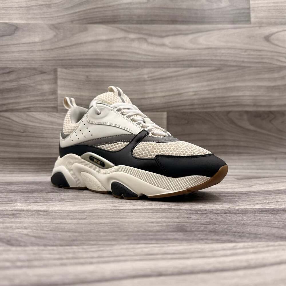 Dior B22 White Black Gum Sneakers